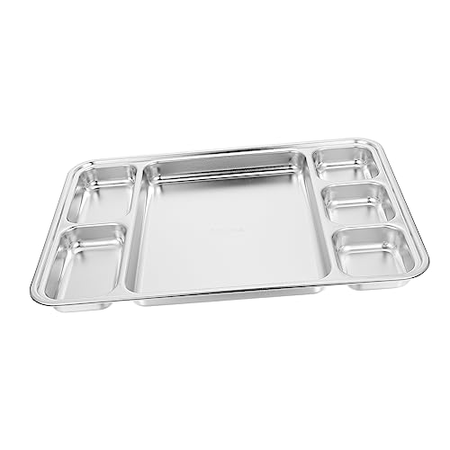 CONGARTENO Teller Fächer Unterteilt Geschirr für Camping Picknick Frühstück Diätfreundlich Stapelbar und Sicher für Haushalt und Restaurant CONGARTENO Teller Fächer Unterteilt Geschirr für Camping Picknick Frühstück Diätfreundlich Stapelbar und Sicher für Haushalt und Restaurant von CONGARTENO