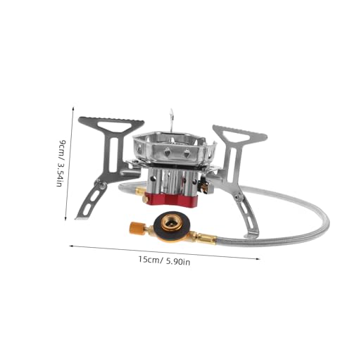 CONGARTENO Tragbarer Campingkocher Faltbar aus Edelstahl Outdoor gaskocher mit Starkem Brenner Winddicht und Sicher für Camping Wandern und Picknick Mit Aufbewahrungsbox CONGARTENO Tragbarer Campingkocher Faltbar aus Edelstahl Outdoor gaskocher mit Starkem Brenner Winddicht und Sicher für Camping Wandern und Picknick Mit Aufbewahrungsbox von CONGARTENO