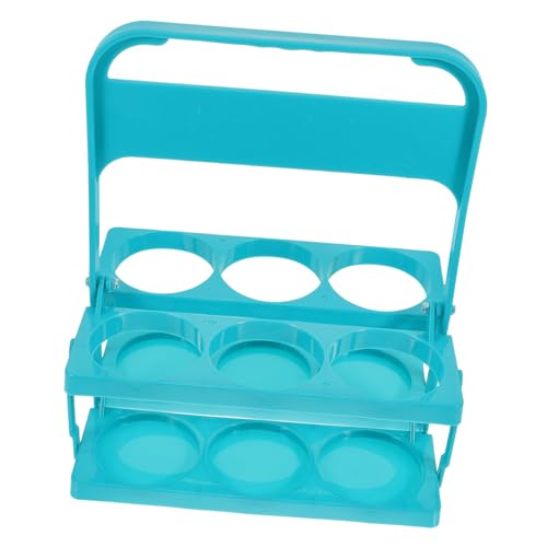 CONGARTENO Tragbarer Faltbarer Bierflaschenhalter mit Griff Großer Organizer aus Robustem Leichtem Material für Picknick Grillen und Unterwegs CONGARTENO Tragbarer Faltbarer Bierflaschenhalter mit Griff Großer Organizer aus Robustem Leichtem Material für Picknick Grillen und Unterwegs von CONGARTENO