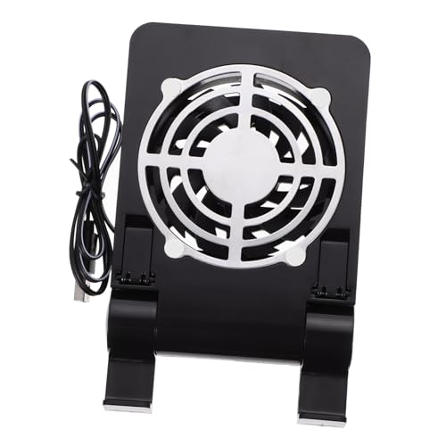 CONGARTENO Tragbarer Game Machine Radiator Ständer mit USB Lüfter Verstellbarer Faltbarer Cooler Stand aus Aluminium und Abs Kompatibel mit Switch Handy und Tablet Geräuschloser Stabiler von CONGARTENO