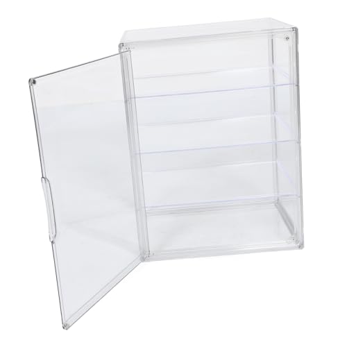 CONGARTENO Transparente Lagige Brotdose mit Magnetischer Tür Verstellbares Gebäckdisplay für Kuchen und Brötchen Bäckerei Vitrine für Küchenarbeitsplatte Platzsparende Aufbewahrung von CONGARTENO