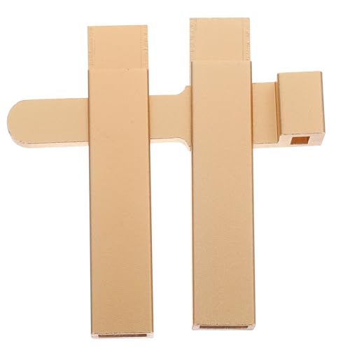 CONGARTENO Türriegel aus Aluminiumlegierung Schiebemechanismus Mattgold für Badezimmer-holztüren Privatsphäre-sicherung Vielseitig für Garten Garage Fenster und Schrank Geeignet von CONGARTENO