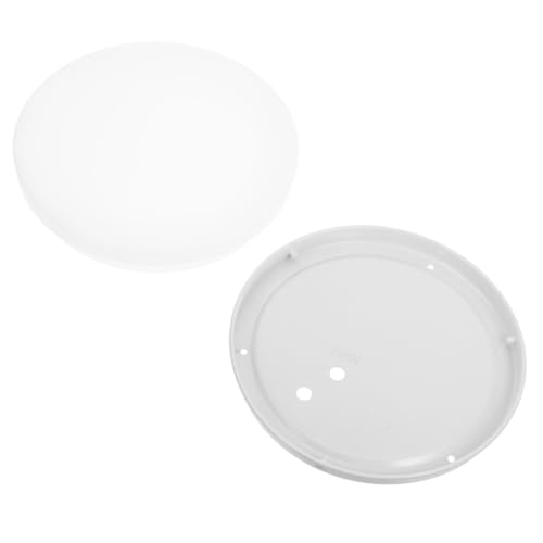 CONGARTENO Ultra Dünne Runde Lampenschirm Abdeckung Weiße Deckenleuchte Ersatzabdeckung Blendfreie Lichtstreuung Stilvoll für Schlafzimmer und Balkon Modernes Design Leichte Montage CONGARTENO Ultra Dünne Runde Lampenschirm Abdeckung Weiße Deckenleuchte Ersatzabdeckung Blendfreie Lichtstreuung Stilvoll für Schlafzimmer und Balkon Modernes Design Leichte Montage von CONGARTENO