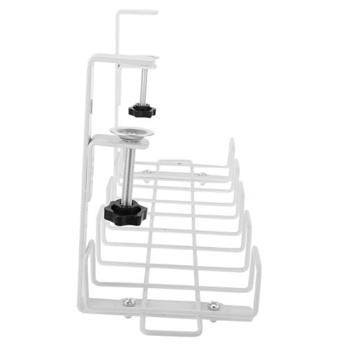 CONGARTENO Untertisch Kabelkorb Weiß mit Kabelmanagement für Schreibtisch Kabelaufbewahrung und Ordnung Kabelhalter Organizer für Büro Haushaltskabel Stabile Kabelführung Tisch CONGARTENO Untertisch Kabelkorb Weiß mit Kabelmanagement für Schreibtisch Kabelaufbewahrung und Ordnung Kabelhalter Organizer für Büro Haushaltskabel Stabile Kabelführung Tisch von CONGARTENO