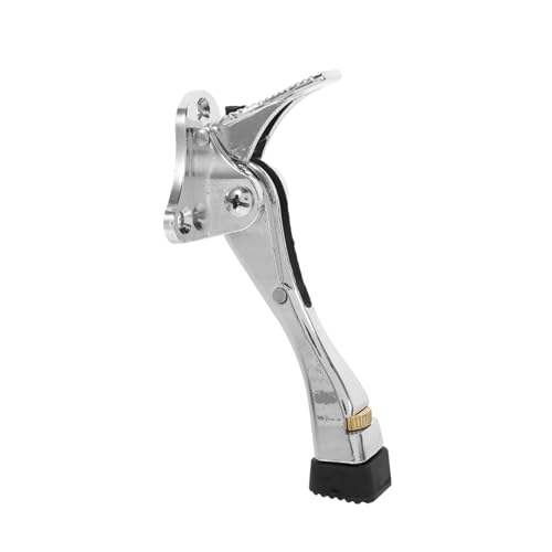 CONGARTENO Verstellbarer Metall Türstopper mit Gummibasis Fußbedienung Rutschfest Robustes Aluminiumlegierung Geeignet für Bodenarten Türhalter für Zuhause Garage Innenräume von CONGARTENO
