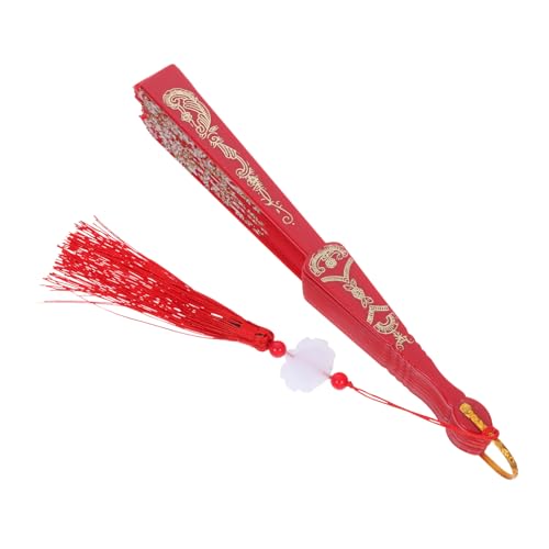 CONGARTENO Vintage Chinesischer Handfächer mit Stickerei und Tassel Faltbarer Tragbarer Handventilator für Hochzeit Party Tanz Dekorativ Platzsparend Traditionelle Kühlung CONGARTENO Vintage Chinesischer Handfächer mit Stickerei und Tassel Faltbarer Tragbarer Handventilator für Hochzeit Party Tanz Dekorativ Platzsparend Traditionelle Kühlung von CONGARTENO