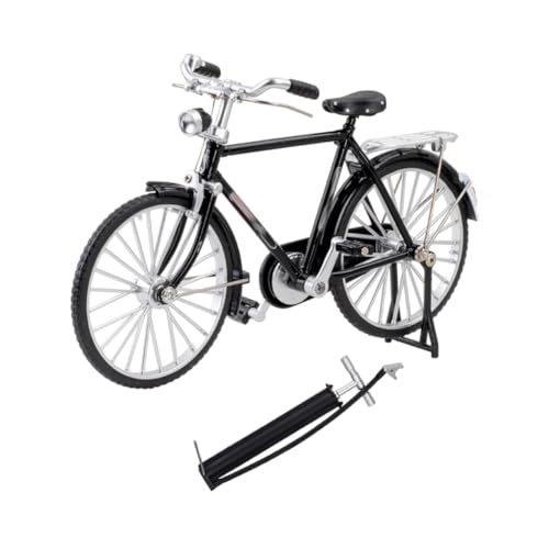 CONGARTENO Vintage Fahrrad Modell aus Legierung mit Realistischem Luftpumpen Design Dekoratives Miniatur Bike für Zuhause Büro deko Robust und Detailreich für Fahrradliebhaber und Sammler CONGARTENO Vintage Fahrrad Modell aus Legierung mit Realistischem Luftpumpen Design Dekoratives Miniatur Bike für Zuhause Büro deko Robust und Detailreich für Fahrradliebhaber und Sammler von CONGARTENO