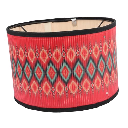CONGARTENO Vintage Lampenschirm Dekorativer Lampenabdeckung für Deckenleuchte und Pendelleuchte Natürlicher Lampenschirm für Wohnzimmer und Schlafzimmer Atmungsaktiv Weiches Licht Vielseitig von CONGARTENO
