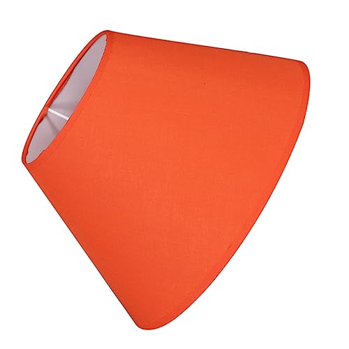CONGARTENO Kleiner Lampenschirm Fassung Wandlampe Vintage Stil Lichtzubehör für Tisch Schreibtischlampen Retro Stofflampenschirm in Orange Design CONGARTENO Kleiner Lampenschirm Fassung Wandlampe Vintage Stil Lichtzubehör für Tisch Schreibtischlampen Retro Stofflampenschirm in Orange Design von CONGARTENO