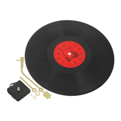 CONGARTENO Vintage Vinyl Schallplattenuhr mit Goldenem Zeiger Geräuscharme Retro Wanduhr als Praktisches Wohn und Bürodekor Kreative Geschenkidee für Wohnzimmer und Arbeitszimmer CONGARTENO Vintage Vinyl Schallplattenuhr mit Goldenem Zeiger Geräuscharme Retro Wanduhr als Praktisches Wohn und Bürodekor Kreative Geschenkidee für Wohnzimmer und Arbeitszimmer von CONGARTENO