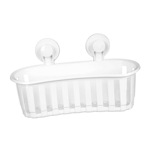 CONGARTENO Wandmontierter Badregal aufbewahrungskorb ohne Bohren Platzsparend Rostfrei Schnelltrocknend Multifunktional für Küche Badezimmer Schlafzimmer und Büro von CONGARTENO