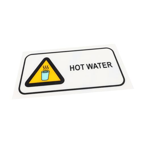 CONGARTENO Warnhinweis Aufkleber Heißwasser Warnschild Sicherheitsmarkierung Selbstklebend Wetterfest Stabile Ausführung für Bad Küche Rohrleitungen zur Unfallvermeidung CONGARTENO Warnhinweis Aufkleber Heißwasser Warnschild Sicherheitsmarkierung Selbstklebend Wetterfest Stabile Ausführung für Bad Küche Rohrleitungen zur Unfallvermeidung von CONGARTENO