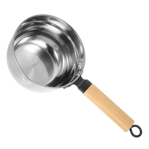CONGARTENO Wasserlöffel mit Holzgriff Praktische Kelle für Küche und Gastronomie Langlebig und Ergonomisch zum Servieren von Suppen und Eintöpfen Wasserlöffel aus von CONGARTENO