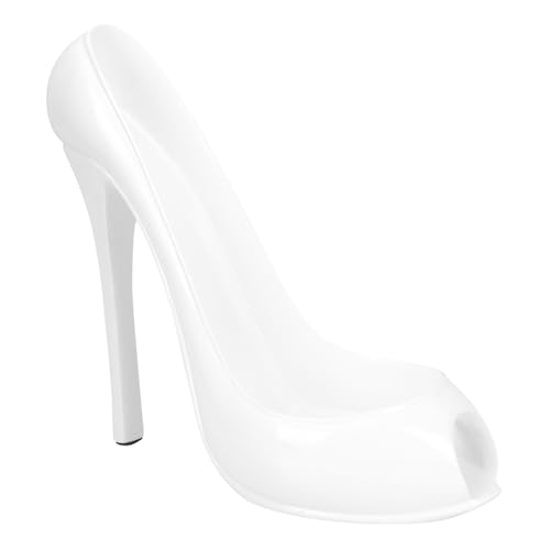 CONGARTENO Weinflaschenhalter High Heel aus Hochwertigem Harz Kreatives Freistehendes Weinregal in Schuhform Kompakt und Dekorativ für Wohnzimmer und Büro Stilvolles für Frauen von CONGARTENO