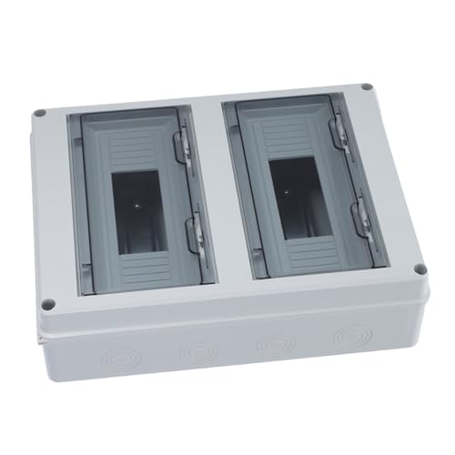 CONGARTENO Wetterfester Aufputz Verteilerkasten Schutz vor Regen und Staub Robuste Elektrobox für Außenbereich Einfache Montage Wetterbeständig und Langlebig für Hausstromverteilung von CONGARTENO