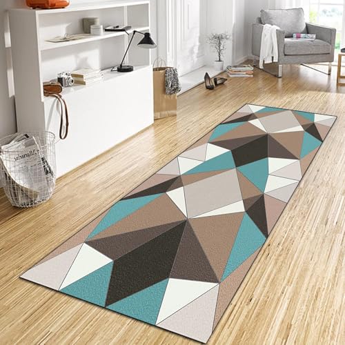 CONGCLI Küchenläufer Flur Läufer 50 x 100 cm Flachgewebe Dezent Gemustert | Teppichläufer in Vielen Größen Küchenmatte Wohnzimmerteppich für Flur Küche Wohnzimmer Diele, Eingang, D CONGCLI Küchenläufer Flur Läufer 50 x 100 cm Flachgewebe Dezent Gemustert | Teppichläufer in Vielen Größen Küchenmatte Wohnzimmerteppich für Flur Küche Wohnzimmer Diele, Eingang, D von CONGCLI