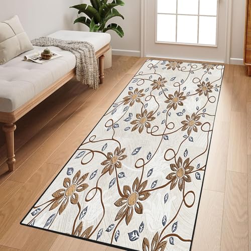 CONGCLI Wohnteppich Teppich Läufer 66 x 105 cm Flachgewebe Dezent Gemustert | Teppichläufer in Vielen Größen Teppichläufer Küchenteppich für Flur Küche Wohnzimmer Diele, Eingang, B CONGCLI Wohnteppich Teppich Läufer 66 x 105 cm Flachgewebe Dezent Gemustert | Teppichläufer in Vielen Größen Teppichläufer Küchenteppich für Flur Küche Wohnzimmer Diele, Eingang, B von CONGCLI