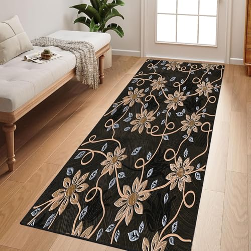 CONGCLI Wohnteppich Teppich Läufer 68 x 230 cm Flachgewebe Dezent Gemustert | Teppichläufer in Vielen Größen Teppichläufer Küchenteppich für Flur Küche Wohnzimmer Diele, Eingang, A von CONGCLI