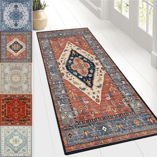 CONGCLI Wohnzimmerteppiche 105 x 220 cm rutschfest - Waschbar - Saugfähig – Kurzflor, Weiche & Langlebige Küchenteppich, Teppich Läufer für Wohnzimmer Flur Büro Schlafzimmer Küche, B CONGCLI Wohnzimmerteppiche 105 x 220 cm rutschfest - Waschbar - Saugfähig – Kurzflor, Weiche & Langlebige Küchenteppich, Teppich Läufer für Wohnzimmer Flur Büro Schlafzimmer Küche, B von CONGCLI