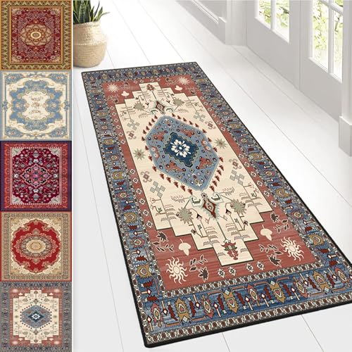 CONGCLI Wohnzimmerteppiche 70 x 360 cm Absorbierend, Dauerhaft & Antistatisch, rutschfest Pflegeleicht Küchenteppich Läufer für Flur Küche Wohnzimmer Diele, Eingang, E von CONGCLI