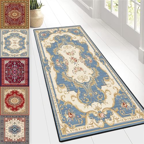 CONGCLI Wohnzimmerteppiche 94 x 480 cm Absorbierend, Dauerhaft & Antistatisch, rutschfest Pflegeleicht Küchenteppich Läufer für Flur Küche Wohnzimmer Diele, Eingang, B von CONGCLI