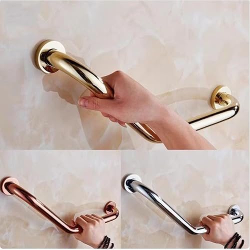 Bathroom Safety Grab Bars, Shower Handles,Suitable For Areas Such As Toilets, Showers, Bathtubs; Brass Material, Strong Load-Bearing Capacity, Providing A Sense Of Home Safety.Silver Curved Armrest Bathroom Safety Grab Bars, Shower Handles,Suitable For Areas Such As Toilets, Showers, Bathtubs; Brass Material, Strong Load-Bearing Capacity, Providing A Sense Of Home Safety.Silver Curved Armrest von CONHETE