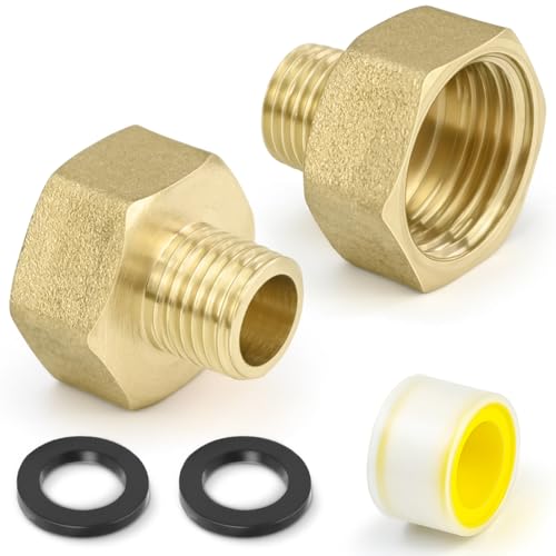 CONJURAIDE 2 Stück Gasflaschen Adapter, Lpg Gas Adapter 1/2" R x 1/4" Lks Gasflasche Reduzierung 1/2 auf 1/4 Zoll mit Dichtungen Gasschlauch Verbinder Adapter für Gasflaschen Campingkocher Gaskocher CONJURAIDE 2 Stück Gasflaschen Adapter, Lpg Gas Adapter 1/2" R x 1/4" Lks Gasflasche Reduzierung 1/2 auf 1/4 Zoll mit Dichtungen Gasschlauch Verbinder Adapter für Gasflaschen Campingkocher Gaskocher von CONJURAIDE