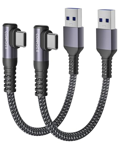 CONMDEX 2Stück USB C Android Auto Kabel Winkelstecker 90 Grad 50CM/0,5M 10Gbit/s Daten USB3.1 Gen2 QC3.0 3.1A USB A auf C Typ C Kompatibel mit iPhone 16 Pro Samsung Note20 Galaxy S23/S22/S21 Pixel 9 CONMDEX 2Stück USB C Android Auto Kabel Winkelstecker 90 Grad 50CM/0,5M 10Gbit/s Daten USB3.1 Gen2 QC3.0 3.1A USB A auf C Typ C Kompatibel mit iPhone 16 Pro Samsung Note20 Galaxy S23/S22/S21 Pixel 9 von CONMDEX