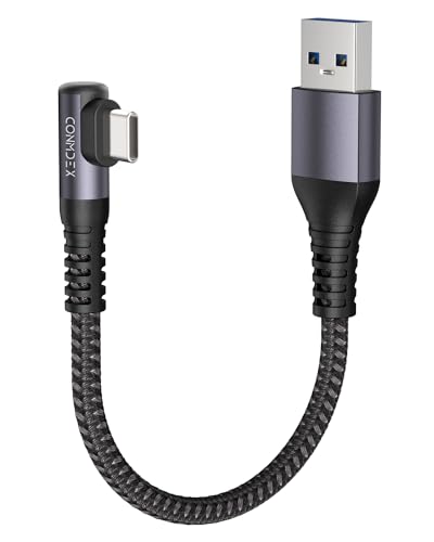 CONMDEX 10Gbit/s Daten USB C Ladekabel Winkel 30cm USB 3.1 Gen 2 Typ C Android Auto 3,1A QC3.0 USB A auf C Kompatibel mit iPhone 16 Pro Samsung Note20 Galaxy S24/S23/S22 Pixel 9 M4 iPad Pro 2024 CONMDEX 10Gbit/s Daten USB C Ladekabel Winkel 30cm USB 3.1 Gen 2 Typ C Android Auto 3,1A QC3.0 USB A auf C Kompatibel mit iPhone 16 Pro Samsung Note20 Galaxy S24/S23/S22 Pixel 9 M4 iPad Pro 2024 von CONMDEX