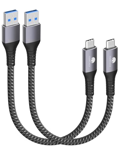 CONMDEX USB C Kabel Kurz 15cm/0.15M 2Stück 10Gbps USB3.1 Gen2 Datenkabel Typ C Android Auto QC3.0 3.1A USB A auf C Schnellladegerät für Samsung Note20 Galaxy S23/S22 Galaxy Z Flip5 Tab S9 Pixel 8 Grau CONMDEX USB C Kabel Kurz 15cm/0.15M 2Stück 10Gbps USB3.1 Gen2 Datenkabel Typ C Android Auto QC3.0 3.1A USB A auf C Schnellladegerät für Samsung Note20 Galaxy S23/S22 Galaxy Z Flip5 Tab S9 Pixel 8 Grau von CONMDEX
