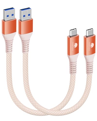 CONMDEX USB C Kabel Kurz 20cm/0.2M 2Stück 10Gbps USB3.1 Gen2 Datenkabel Typ C Android Auto QC3.0 3.1A USB A auf C Schnellladegerät für Samsung Note20 Galaxy S23/S22 Z Flip 5 Tab S9 Pixel 8 Orange CONMDEX USB C Kabel Kurz 20cm/0.2M 2Stück 10Gbps USB3.1 Gen2 Datenkabel Typ C Android Auto QC3.0 3.1A USB A auf C Schnellladegerät für Samsung Note20 Galaxy S23/S22 Z Flip 5 Tab S9 Pixel 8 Orange von CONMDEX