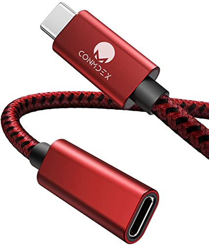 CONMDEX USB C Verlängerungskabel Stecker auf Buchse Kabel USB 3.2 Datenladekabel 10Gbps,20V5A/100W Unterstützung 4K Video/Audio Verlängerungskabel Kompatibel mit M1 M2 MacBok,Galaxy S23/22,Pad Mini 6 von CONMDEX