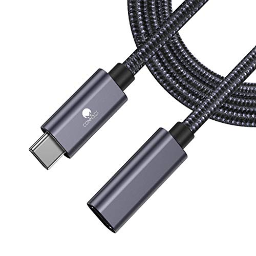 USB C Verlängerung CONMDEX Typ C Stecker auf Buchse 0,5M Kabel USB3.2 Gen2 Verlängerungskabel (10Gbit/s),100W Lade,4K Video Sync Datenladekabel Kompatibel mit PSVR2 M1 M2 MacBook,Galaxy S23/S22,Tab S8 USB C Verlängerung CONMDEX Typ C Stecker auf Buchse 0,5M Kabel USB3.2 Gen2 Verlängerungskabel (10Gbit/s),100W Lade,4K Video Sync Datenladekabel Kompatibel mit PSVR2 M1 M2 MacBook,Galaxy S23/S22,Tab S8 von CONMDEX