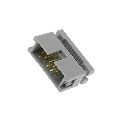 2X DS1015-10NN0A Plug IDC male PIN: 10 IDC for ribbon cable 1.27mm gold-plated C von CONNFLY