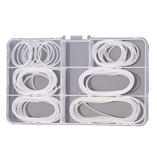 CONPHERON 60 Stück O-Ring-Dichtungs-Set Nylon-Unterlegscheiben-Dichtungen Sortiment Set in 6 Größen M26 M31 M36 M41 M46 M56 mit Aufbewahrungsbox von CONPHERON