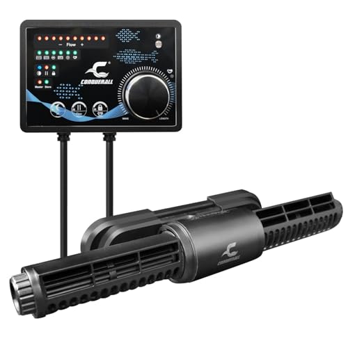 CONQUERALL 4700GPH 25W Powerhead Sinus Frequenz Umwandlung Technologie Cross Flow Pump DC 24V Wavemaker Pumpe für 1.2m Tank, Aquarium CONQUERALL 4700GPH 25W Powerhead Sinus Frequenz Umwandlung Technologie Cross Flow Pump DC 24V Wavemaker Pumpe für 1.2m Tank, Aquarium von CONQUERALL