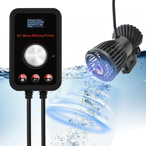 CONQUERALL 520-2600GPH 15W Wave Maker 24V DC Multi Angle Direction Sine Wave Technology Large Flow Suit for Fish Tank Aquarium Freshwater and Saltwater CONQUERALL 520-2600GPH 15W Wave Maker 24V DC Multi Angle Direction Sine Wave Technology Large Flow Suit for Fish Tank Aquarium Freshwater and Saltwater von CONQUERALL