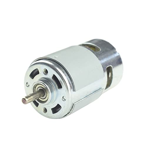 CONQUERALL 775 DC Motor 12V/24V 10000-20000RPM Großes Drehmoment Hochleistungsmotor für elektronische Bauteile mit doppeltem Kugellager für DIY-Teile von CONQUERALL