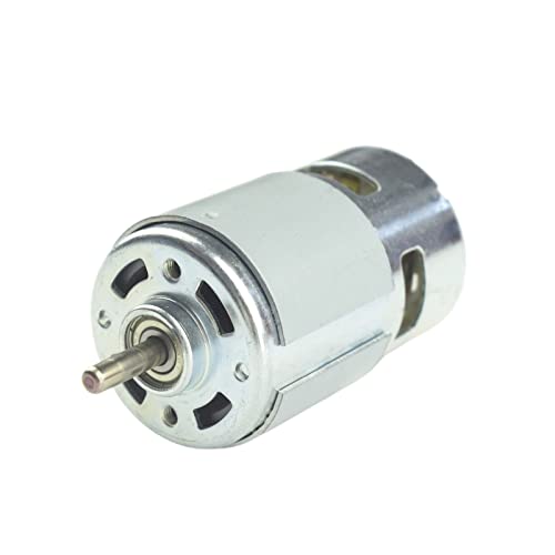 CONQUERALL 775 DC Motor DC 12V / 24V 6000-12000RPM Ball Bearing Large Torque High Power Low Noise Motor Electronic Component Motor for Electric Fans Juice Machines CONQUERALL 775 DC Motor DC 12V / 24V 6000-12000RPM Ball Bearing Large Torque High Power Low Noise Motor Electronic Component Motor for Electric Fans Juice Machines von CONQUERALL