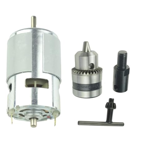 CONQUERALL 895 DC Motor 12V 6000RPM / 24V 12000RPM Hochgeschwindigkeitsmotor mit großem Drehmoment und Bohrfutter von CONQUERALL