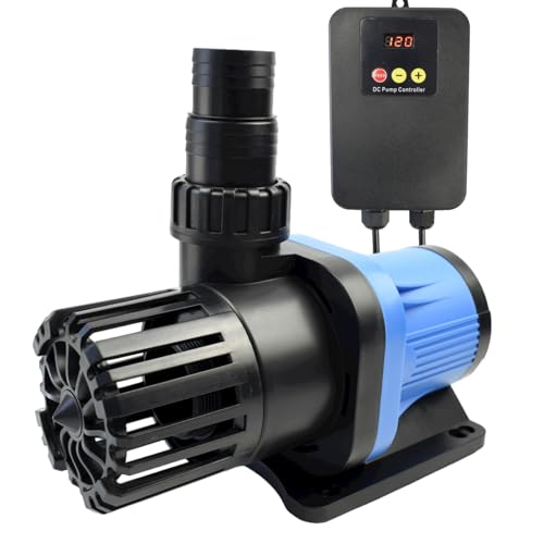 CONQUERALL DC 36V 5200GPH 130W DC Teichpumpe mit variabler Frequenz für Unterwasser- und Inlinebetrieb von CONQUERALL