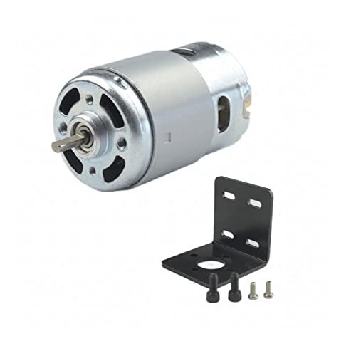 CONQUERALL DC 895 12V/24V 6000RPM/24V 12000RPM Motor mit Doppelkugellager Hochdrehmoment D-Welle Motor mit Halterung von CONQUERALL