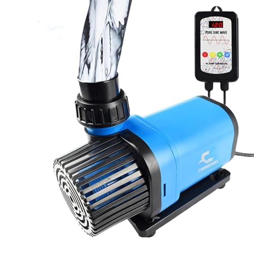 CONUERALL 90W 3072GPH Aquarium Rücklaufpumpe 24V DC Wasserpumpe Amphibisches Design für Park Wasserfall Aquarium Springbrunnen Süß- und Salzwasser von CONQUERALL