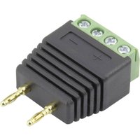 Conrad Components - 93013c1127 Laborstecker Stecker, gerade Stift-Ø: 2 mm Schwarz 1 St. von CONRAD COMPONENTS