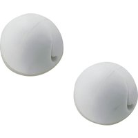 Conrad Components - MSWC-10WT Befestigungssockel selbstklebend 93014c612 Bündel-Ø-Bereich 2 mm (max) von CONRAD COMPONENTS