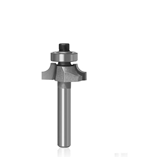 1 Stück runder Kantenfräser – 1/8 Zoll Radius – 1/4 Zoll Schaft Holzbearbeitungsschneider (Color : 6.35mm Shank, Size : 6.35XR4.76) von CONROS