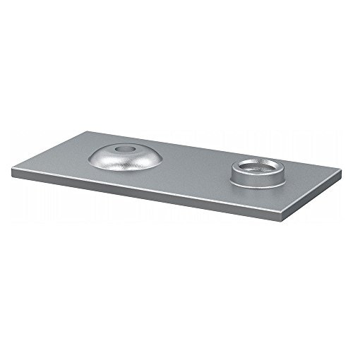 Construsim C5536657 Platte, 20 x 40 cm, für Stangenaufhängung M4 von CONSTRUSIM