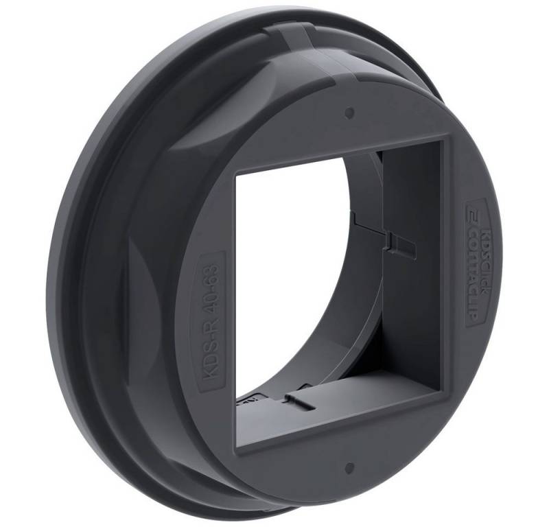 CONTA-CLIP Kabeldurchfuhr CONTA-CLIP KDS-R 40-63 BK Kabeldurchführung Polyamid 6.6 Schwarz 5, KDS-R 40-63 BK von CONTA-CLIP
