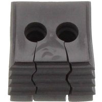 CONTA-CLIP KDS-DE 2X5-6 BK Dichtelement Thermoplastisches Elastomer Schwarz 10St. von CONTA-CLIP