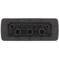 CONTA-CLIP KES-R 16-1/24 BK Kabeleinführung Plattenstärke (max.) 2mm Polyamid 6.6 Schwarz 10St. CONTA-CLIP KES-R 16-1/24 BK Kabeleinführung Plattenstärke (max.) 2mm Polyamid 6.6 Schwarz 10St. von CONTA-CLIP